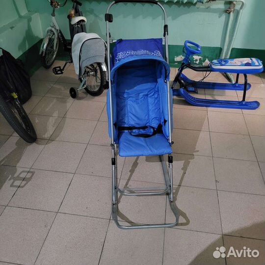 Коляска санки
