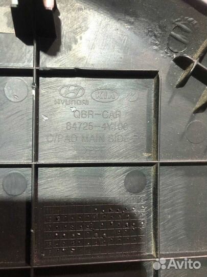 Накладка торпедо правая KIA RIO 3 2011-2017