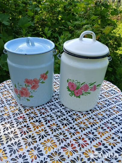 Бидон эмалированный СССР