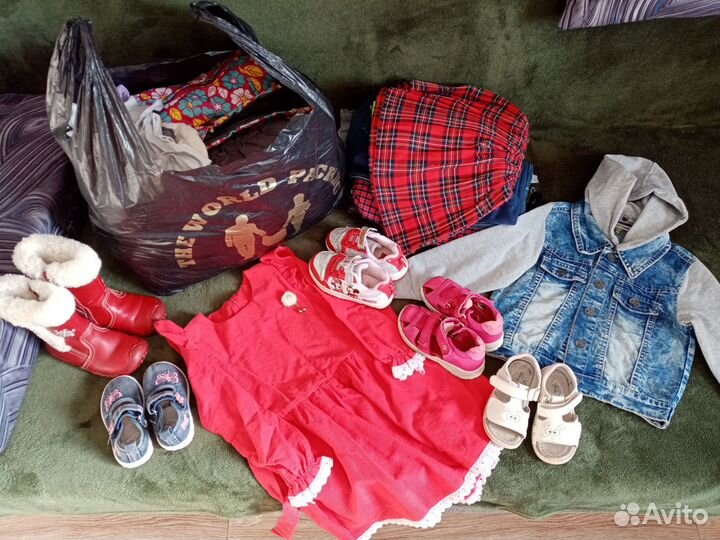 Вещи пакетом на девочку 92-98