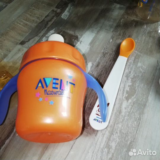 Поильник avent и бутылочки