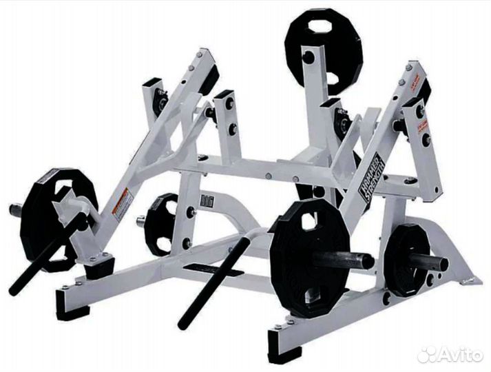 Присед с отягощением с высокой тягой (squat high p