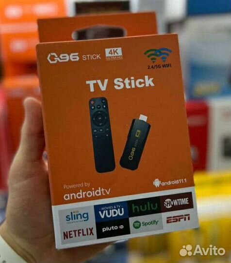Тв приставка Smart TV Stick Q96
