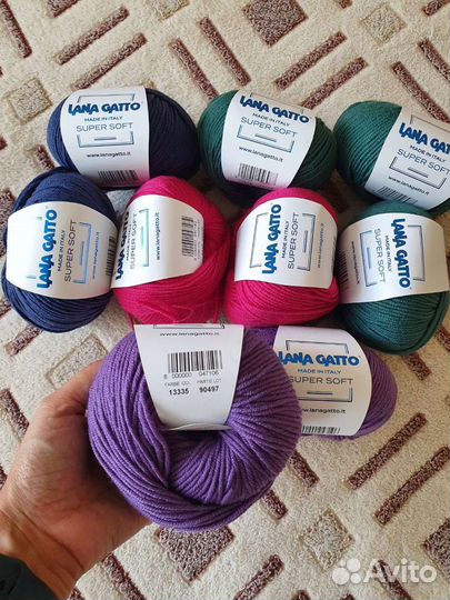 Пряжа Lana Gatto Super Soft 100 меринос
