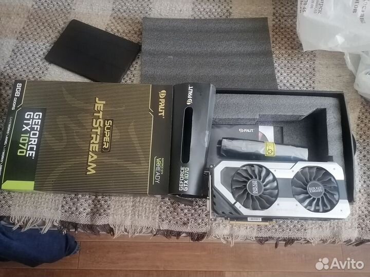 Видеокарта Palit Geforce GTX 1070 б/у