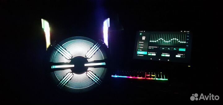 Большая портативная колонка Lumix 80ват Эквалайзер