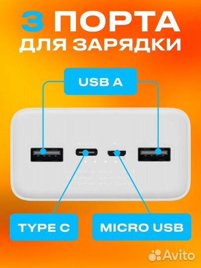 Повербанк xiaomi 30000 mAh