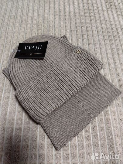 Шапка и снуд женские зимний комплект