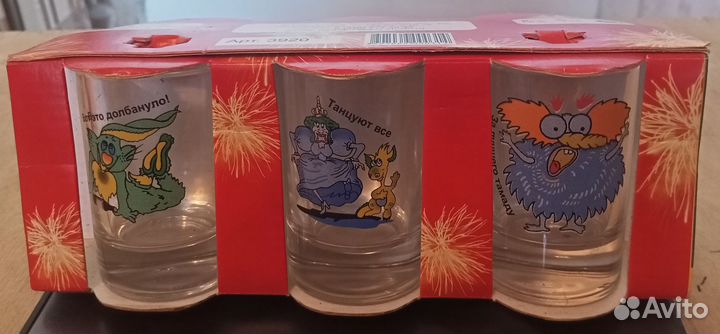 Набор из 6 стаканов (стопок)