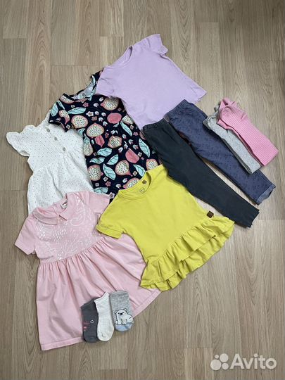 Детские вещи пакетом для девочки 98