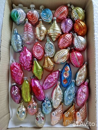 Ёлочные игрушки СССР