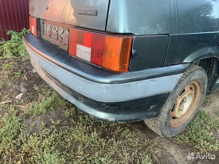Задний бампер ваз 2114