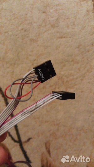 Кабели USB2.0, audio, reset/power/HDD LED, Molex