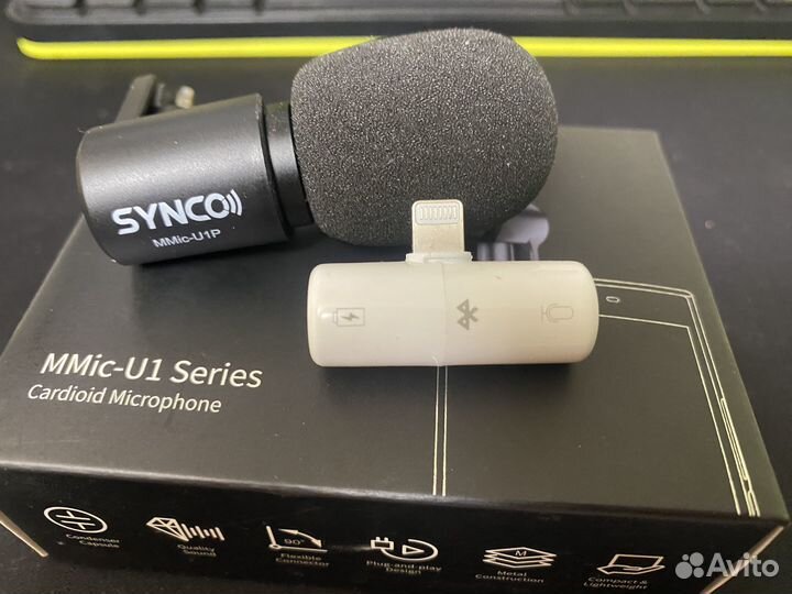 Микрофон synco MMic-U1+переходник для iPhone