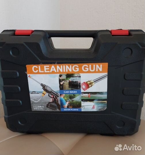 Аккумуляторная мойка высокого давления, с 2 акб