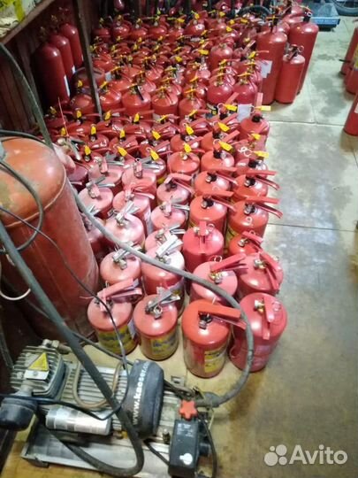 Перезарядка огнетушителей