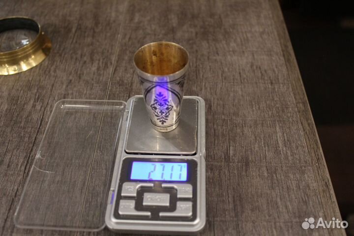 Стакан-стопка, серебро