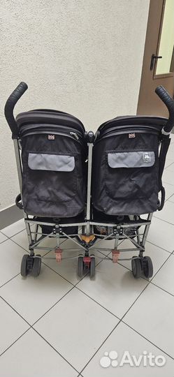 Коляска трость для двойни maclaren twin triumph