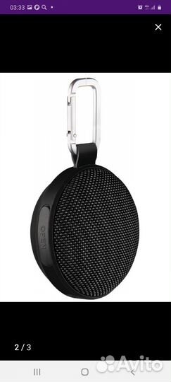 Новая колонка Bluetooth (блютус) на карабине