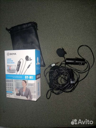 Микрофон петличный Boya M1