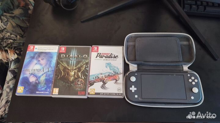 Игровая приставка nintendo switch lite с играми