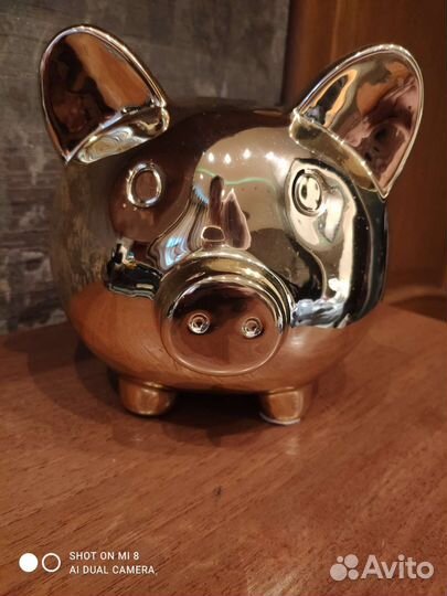 Копилка Золотая свинка