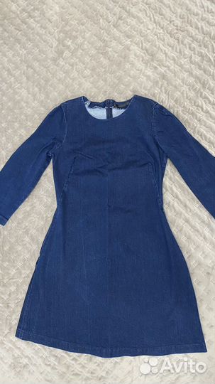 Джинсовое платье zara