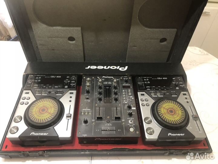 Pioneer cdj400-2шт+djm400 легенда