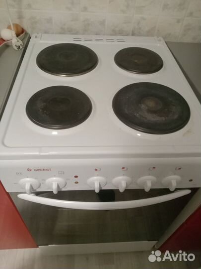 Плита электрическая бу с духовкой gefest