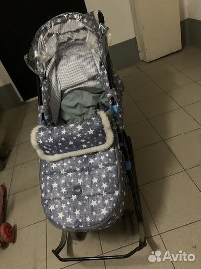 Коляска санки