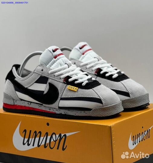 Кроссовки Nike Cortez Union Grey (Арт.72413)