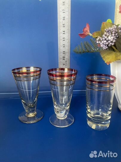 Рюмки, стопки, бокалы-стекло