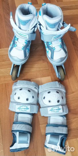 Роликовые коньки детские раздвижные