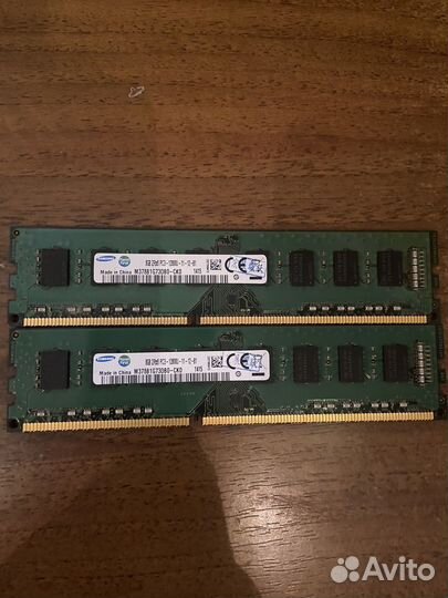 Оперативная память DDR3 8Gb-1600MHz, Samsung