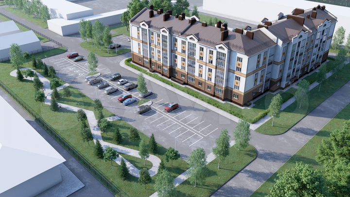 3-к. квартира, 66,2 м², 1/5 эт.