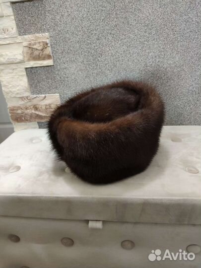Шапка норковая женская