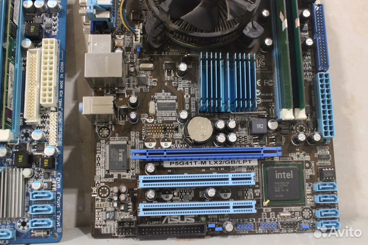 Наборы c2d 2-ядра, с платой G41 с 4gb ddr3 и fan