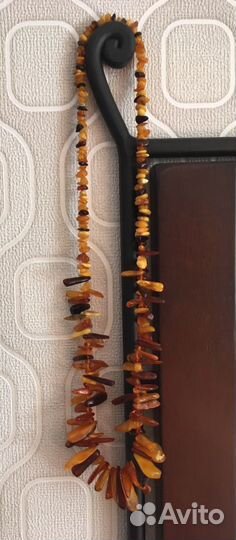 Бусы янтарные