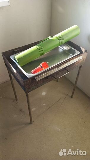 Ленивый шашлычник с мангалом