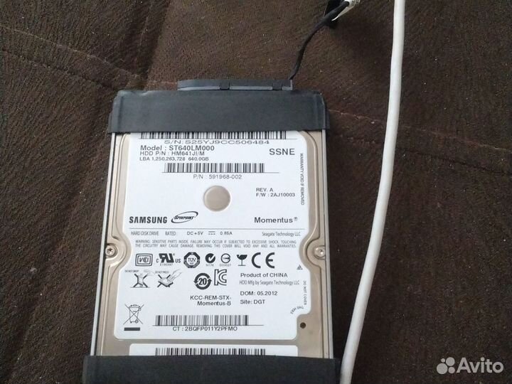 Hdd 640 гб Samsung