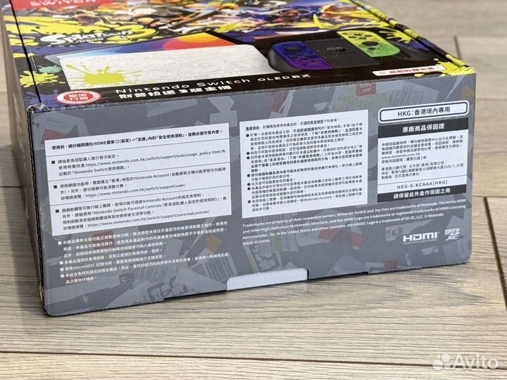 Новая консоль Nintendo Switch oled 64gb (Splatoon)