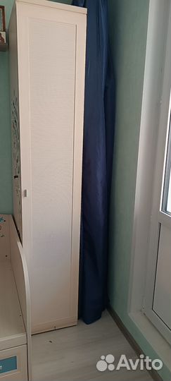 Кровать и шкаф Лазурит