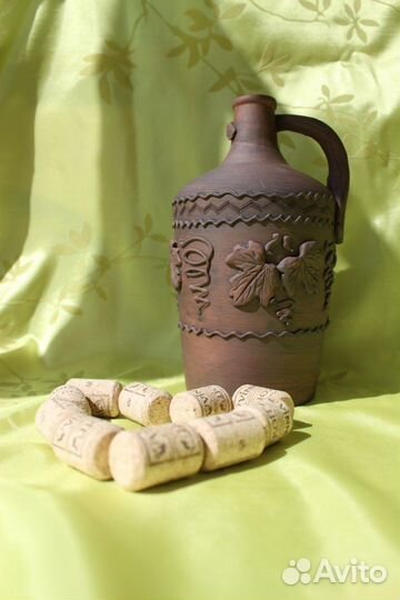 Глиняные бутылки (амфоры и штофы)