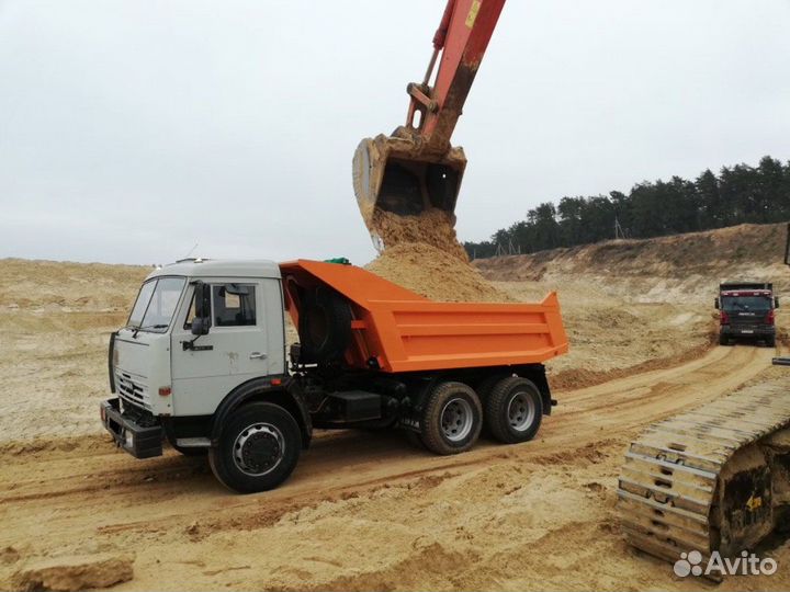 Песок \ Земля сеяный оптом от трех кубов