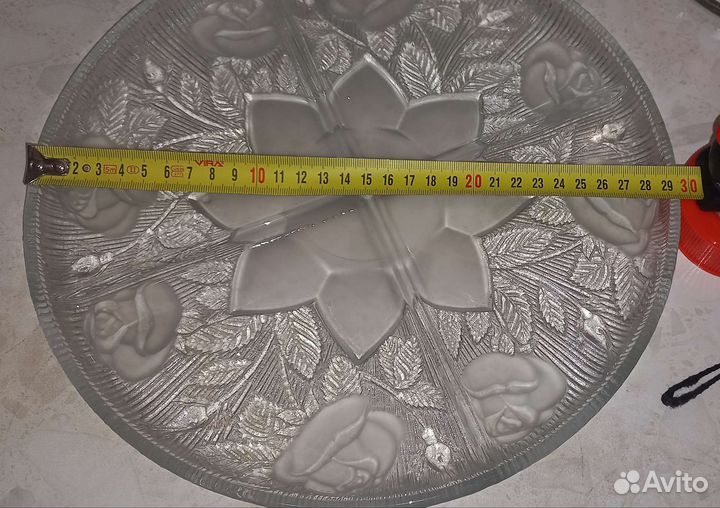 Менажница хрустальная