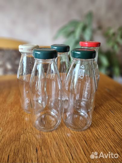Стеклянные бутылочки 0.2л и 0.3л