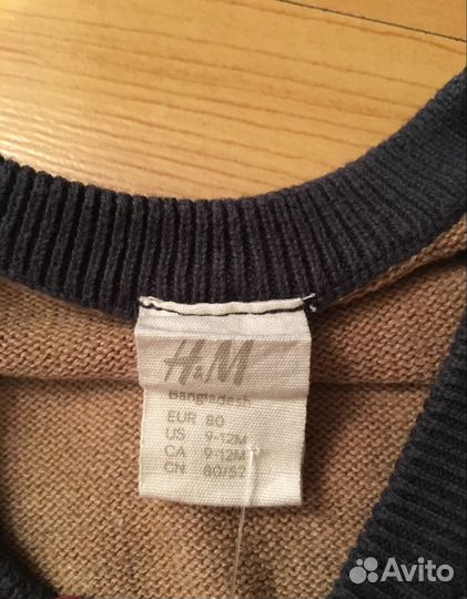 Джемпер HM р-р 80