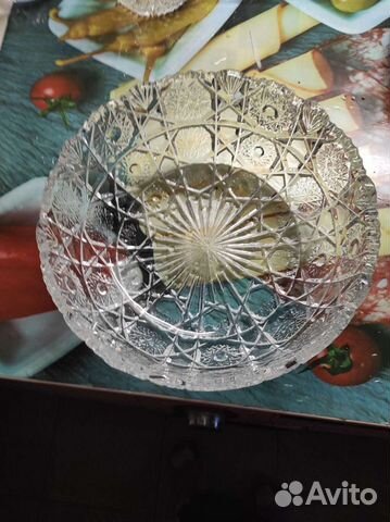 Ваза хрустальная для фруктов