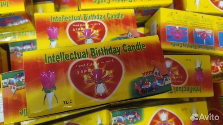 Свеча для торта Лотос