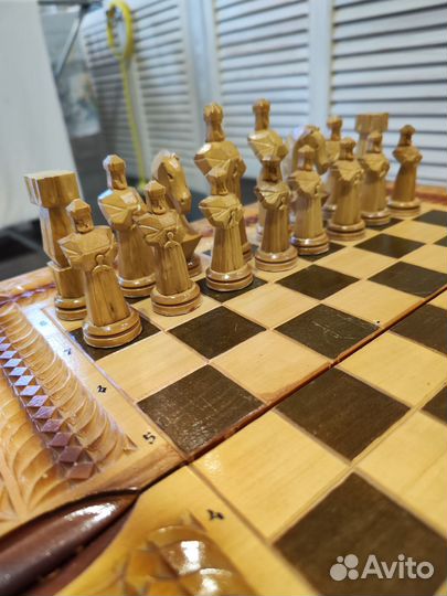 Шахматы ручной работы деревянные